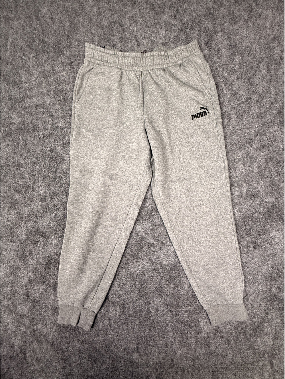 Puma Men's Gray Fleece Sweatpants XL